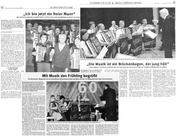 Auswahl Pressebericht